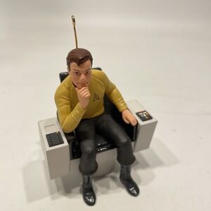 VINTAGE 1995 STAR TREK Captain James T. Kirk Hallmark Ornament No Box